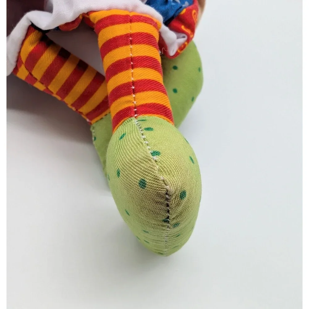 Set Of 2 Sigikid Plush Hand Puppets King Jester Clown Germany My Little Theatre